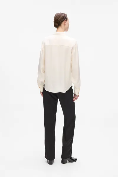Blúzka Karl Lagerfeld Logo Jacquard Fluid Blouse Elongatedlogo Pristine Aop