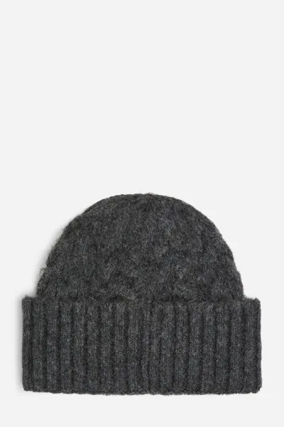Čiapka Karl Lagerfeld šedá farba, A4W33012