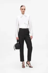 Blúzka Karl Lagerfeld Retro Poplin Bow Blouse White