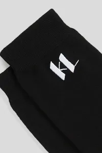 Ponožky Karl Lagerfeld K/Monogram Logo Sock 3P Kl Monogram Aop Black-Grey