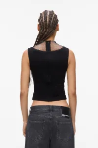 Top Karl Lagerfeld Jeans Klj Chainmail Top Black
