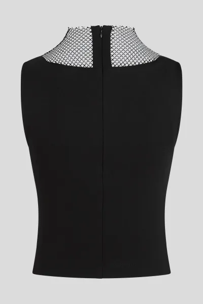 Top Karl Lagerfeld Jeans Klj Chainmail Top Black