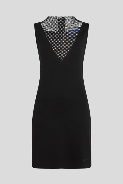 Šaty Karl Lagerfeld Jeans Klj Chainmail Dress Black