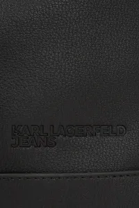 Ruksak Karl Lagerfeld Jeans dámsky, čierna farba, veľký, jednofarebný, A4W30141