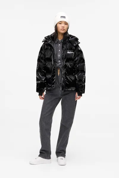 Bunda Karl Lagerfeld Jeans Klj Pearlized Puffer Black