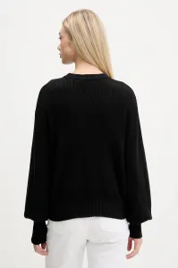 Bavlnený sveter Karl Lagerfeld Jeans čierna farba, ľahký, A4W18014