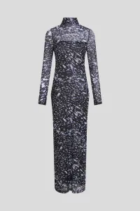 Šaty Karl Lagerfeld Jeans Klj Ls Mesh Lights Aop Dress Digital Light Aop