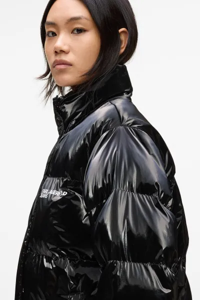 Bunda Karl Lagerfeld Jeans Klj Pearlized Puffer Black