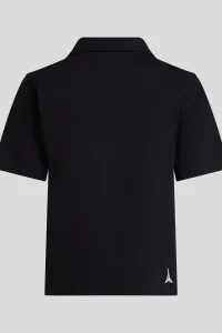 Tričko Karl Lagerfeld Paris Sketch Eiffel Polo Black
