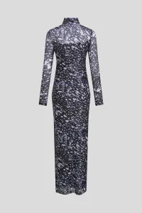 Šaty Karl Lagerfeld Jeans Klj Ls Mesh Lights Aop Dress Digital Light Aop