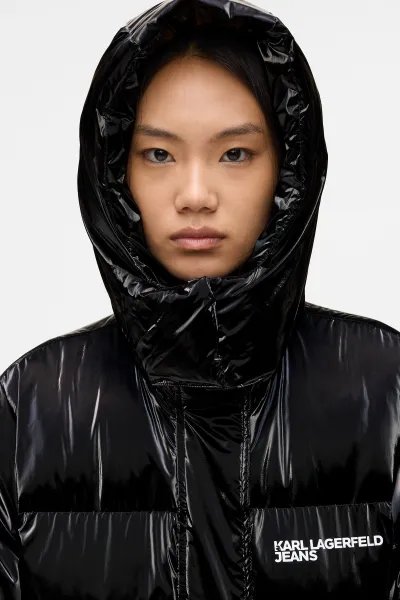 Bunda Karl Lagerfeld Jeans Klj Pearlized Puffer Black