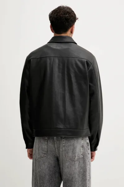 Bunda Karl Lagerfeld Jeans čierna farba, A4M15061