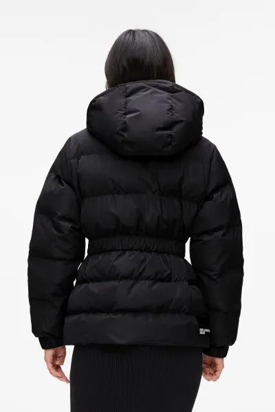 Bunda Karl Lagerfeld Jeans Klj Belted Puffer Black