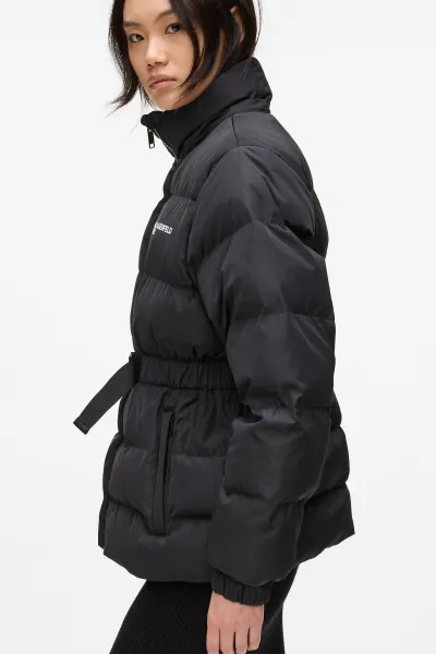 Bunda Karl Lagerfeld Jeans Klj Belted Puffer Black