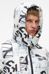 Bunda Karl Lagerfeld Jeans Klj Aop Puffer Urban Texture Aop