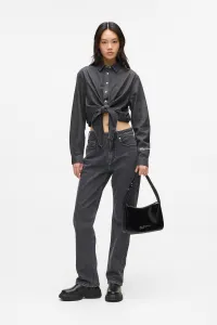 Blúzka Karl Lagerfeld Jeans Klj Denim Wrap Blouse Washed Black