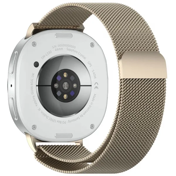 Tech-Protect Milanese remienok na Samsung Galaxy Watch 8 / Classic (40 / 44 / 46mm), starlight