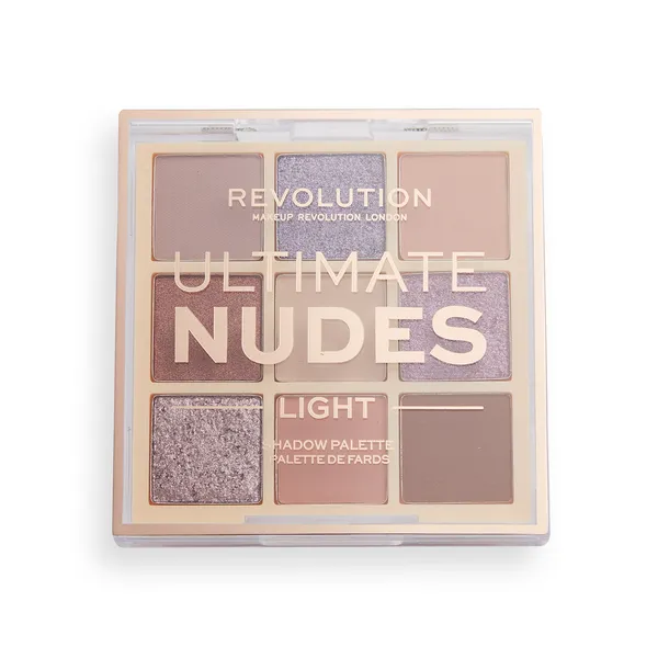 Makeup Revolution Ultimate Nudes paletka očných tieňov odtieň Light 8 g
