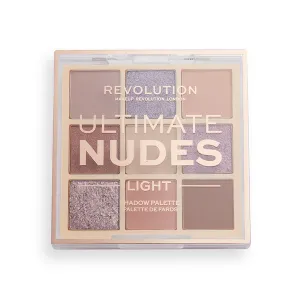 Makeup Revolution Ultimate Nudes paletka očných tieňov odtieň Light 8 g