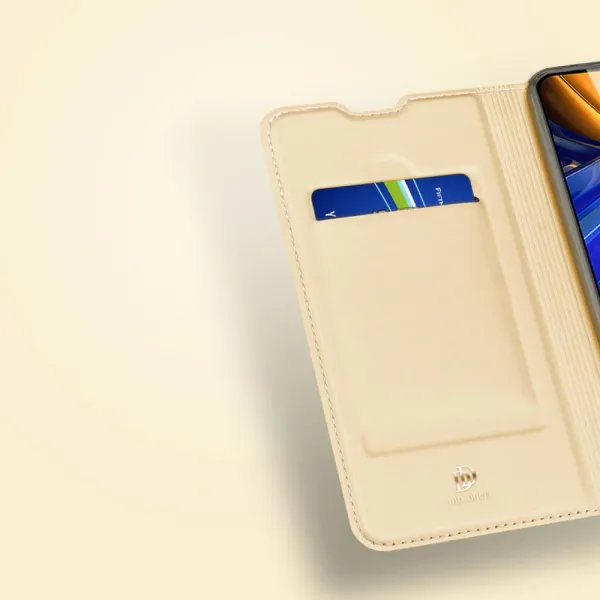 Dux Ducis Skin Pro knižkové kožené puzdro na Xiaomi Poco F4 5G, čierne