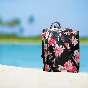 MG Bcross batoh so vstavaným USB káblom 20L, pink flowers