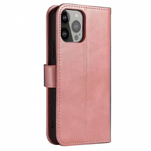 MG Magnet knižkové kožené puzdro na Xiaomi Redmi K40 Pro / K40 / Poco F3 / Mi 11i, ružové