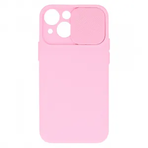 MG Camshield Soft kryt na iPhone 14, svetloružový