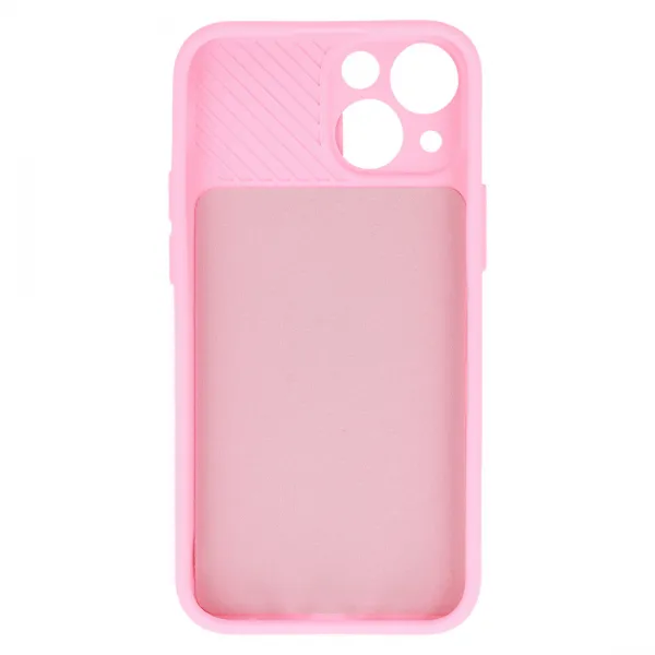 MG Camshield Soft kryt na iPhone 14, svetloružový