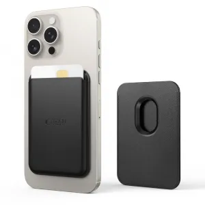 Tech-Protect Wallet MagSafe obal na kartu na mobil, čierny