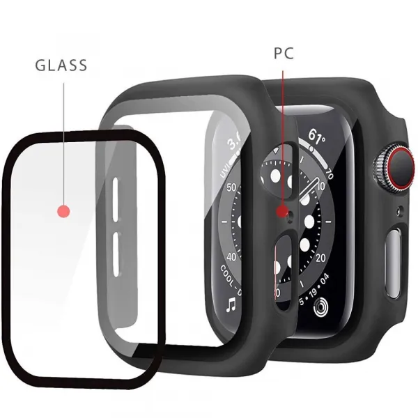 Tech-Protect Defense 360 puzdro na Apple Watch 4 / 5 / 6 / SE (44mm), priesvitné