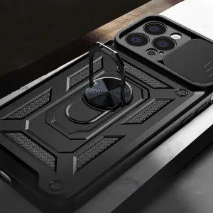 MG Hybrid Armor Camshield kryt na Xiaomi Redmi A1 Plus, čierny