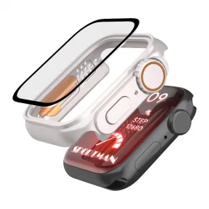 Tech-Protect Defense 360 puzdro na Apple Watch 7/8/9 45mm, čierne/oranžové