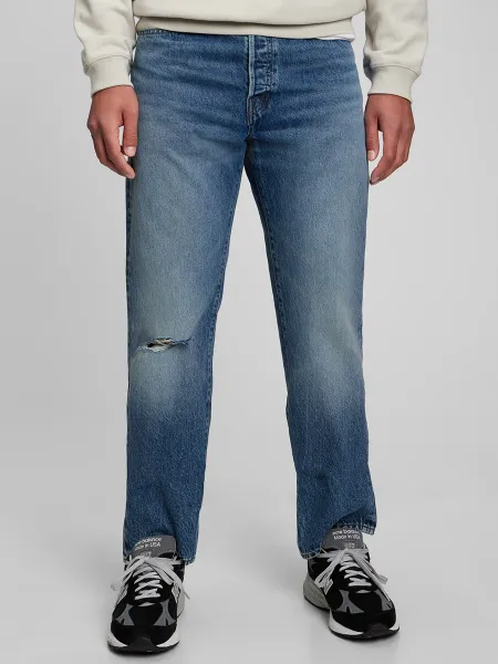 GAP Džínsy pre mužov  original straight Button Fly '90s 819594-00 Veľkosť: 32/32