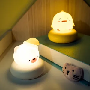 MG W-007 Bear nočná lampa, biela