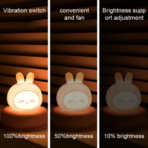 MG W-007 Bear nočná lampa, biela