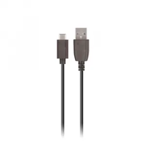 SETTY USB autonabíjačka 2,4A Type-C 1m kábel (GSM043809) čierna