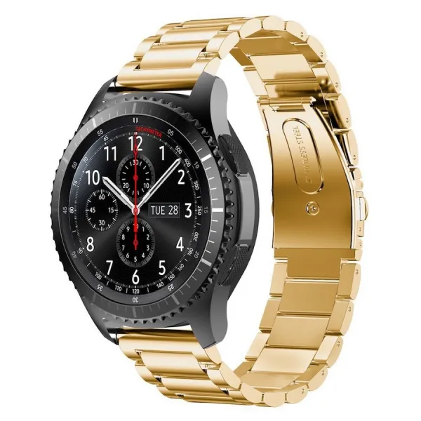 BStrap Stainless Steel remienok na Huawei Watch 3 / 3 Pro, gold (SSG007C0211)