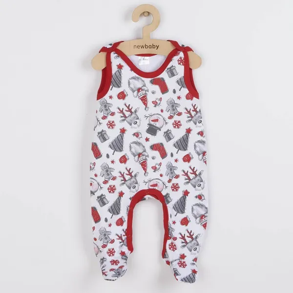 Dojčenské bavlnené dupačky New Baby Christmas 80 (9-12m)