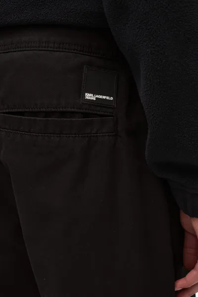 Nohavice Karl Lagerfeld Jeans Klj Relaxed Chino Pant Black