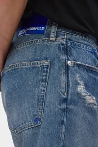 Džínsy Karl Lagerfeld Jeans Klj Tapered Denim Tinted Dark Blue Dstr