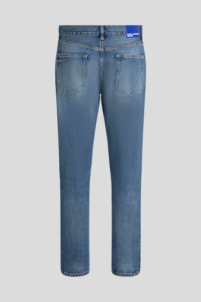 Džínsy Karl Lagerfeld Jeans Klj Tapered Denim Tinted Dark Blue Dstr