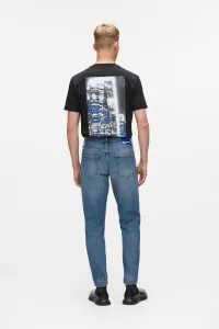 Džínsy Karl Lagerfeld Jeans Klj Tapered Denim Tinted Dark Blue Dstr