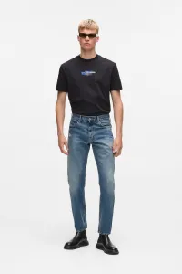 Džínsy Karl Lagerfeld Jeans Klj Tapered Denim Tinted Dark Blue Dstr