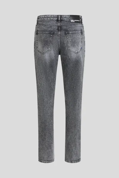 Džínsy Karl Lagerfeld Jeans Klj Slim Denim Visual Washed Black