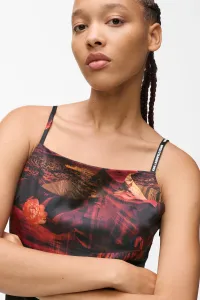 Šaty Karl Lagerfeld Jeans Klj Canyon Aop Satin Dress Canyon Sunset