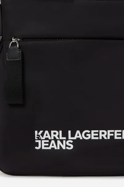 Crossbody Karl Lagerfeld Jeans Klj Essential Nylon Flat Cb Black