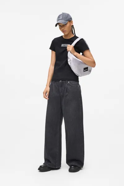 Tričko Karl Lagerfeld Jeans Klj Slim Reflective Logo Tee Black