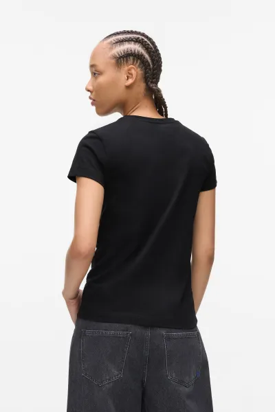 Tričko Karl Lagerfeld Jeans Klj Slim Reflective Logo Tee Black