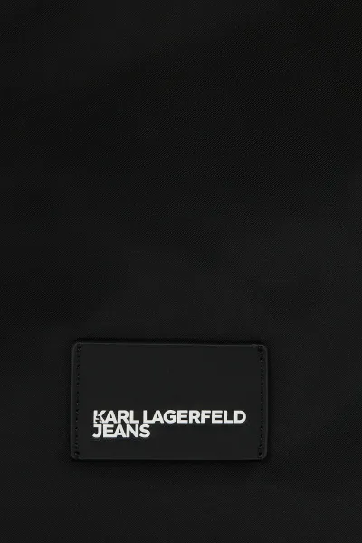 Kabelka Karl Lagerfeld Jeans Klj Glossy Nylon Hobo Black