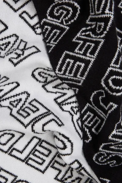 Set Čapica A Šál Karl Lagerfeld Jeans Klj Monogram Scarf Beanie Gp Black